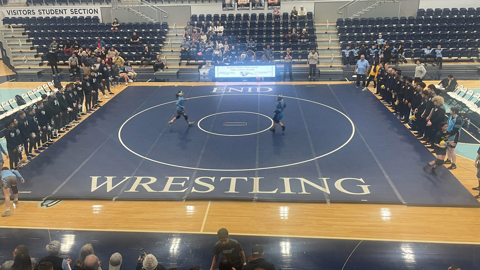 Pin to Win: Enid High Plainsmen over Putnam City West Patriots