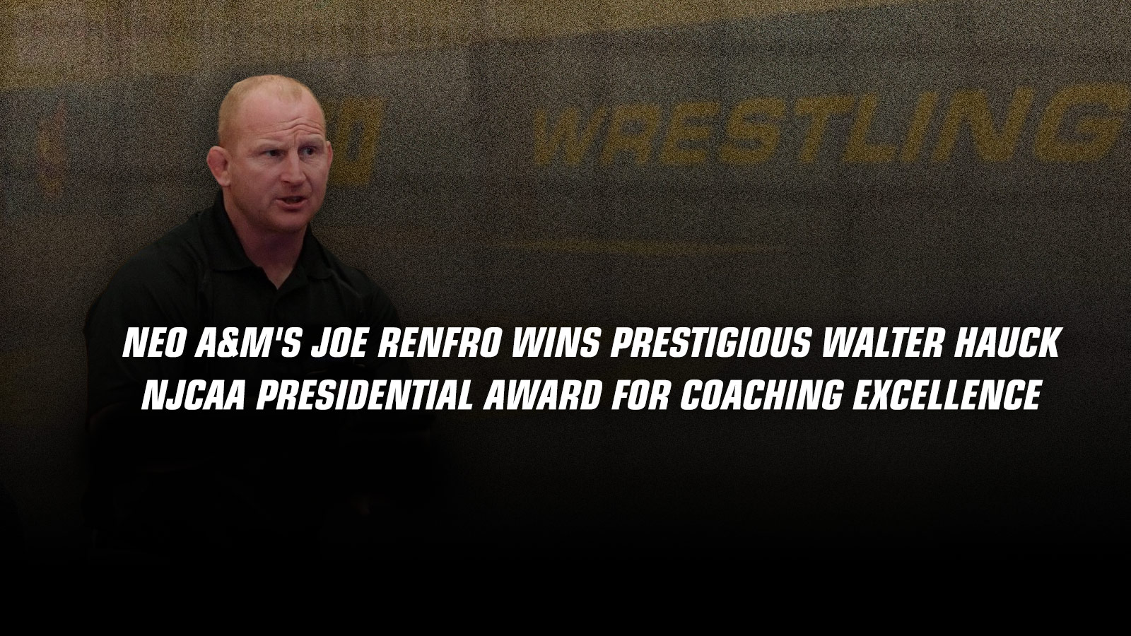 NEO A&M’s Joe Renfro Wins Prestigious Walter Hauck NJCAA Presidential Award for Coaching Excellence