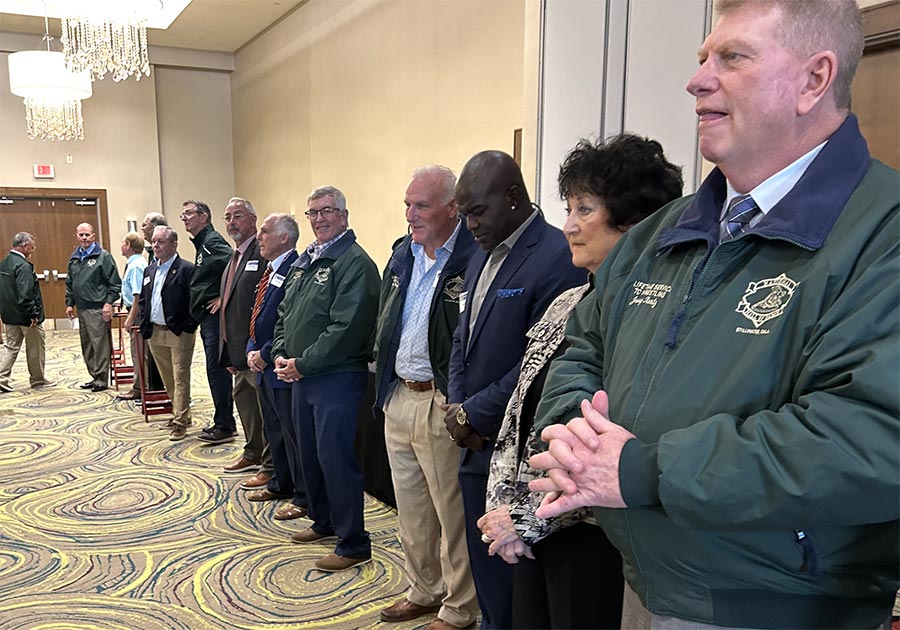 Some of the past inductees. Photo by Mark Kirk.