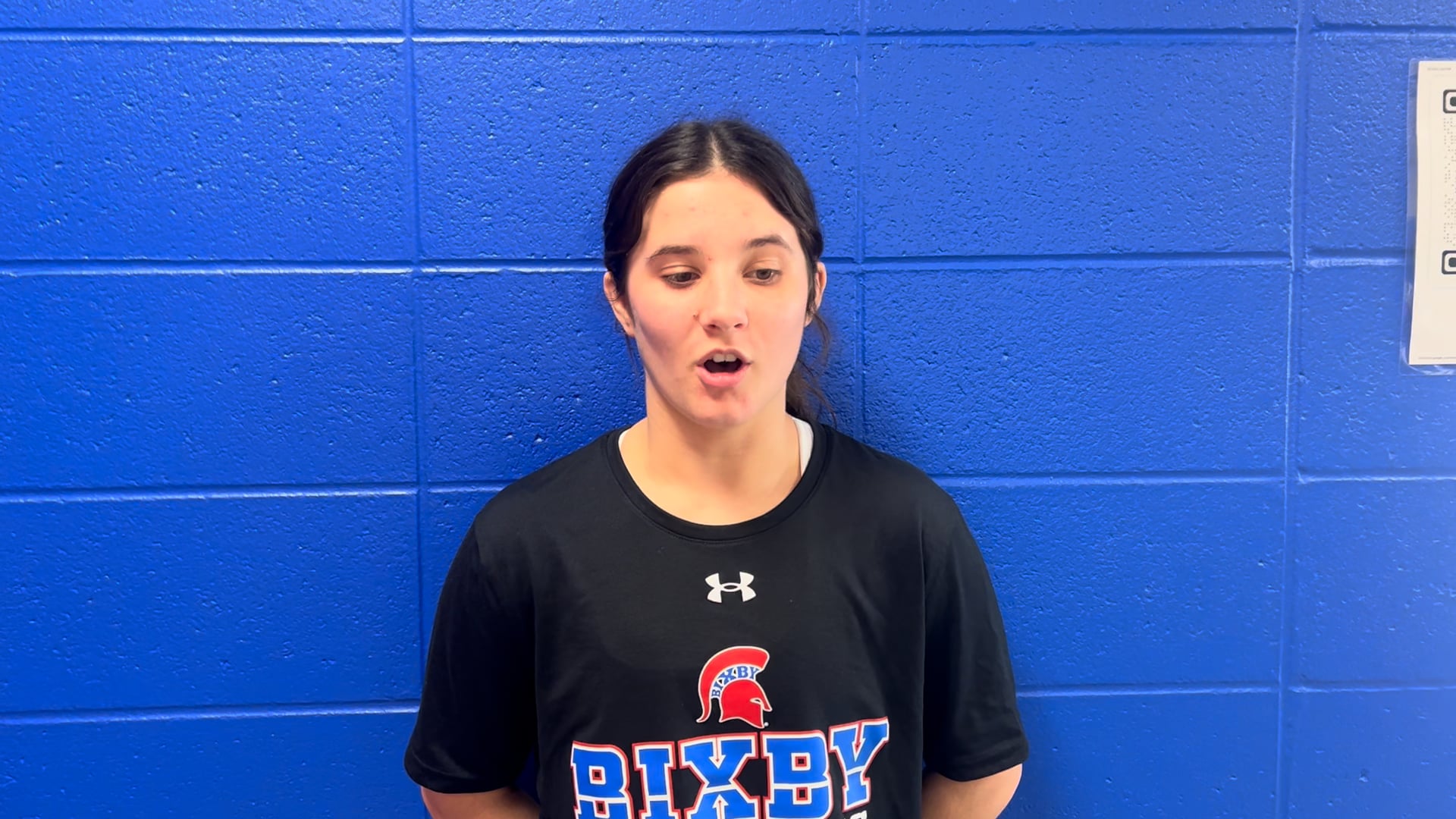 Jadyn Roller after Bixby-Harrah Dual