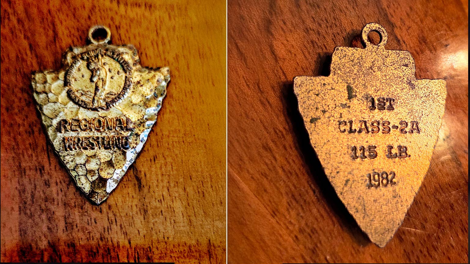 1982 Oklahoma Regional Wrestling Medal. Lost, Found and Returned.