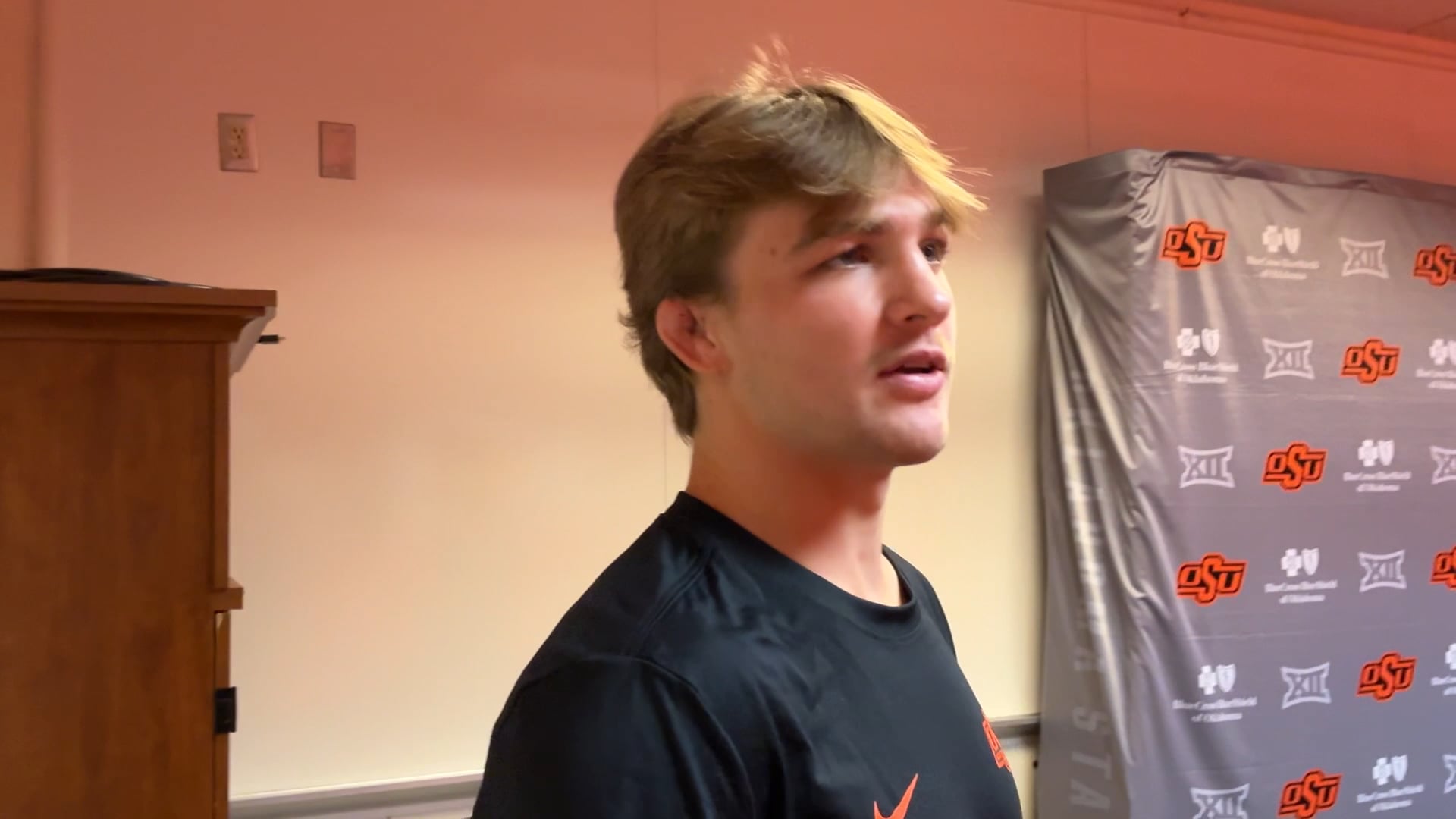 Casey Swiderski (Oklahoma State Media Day)