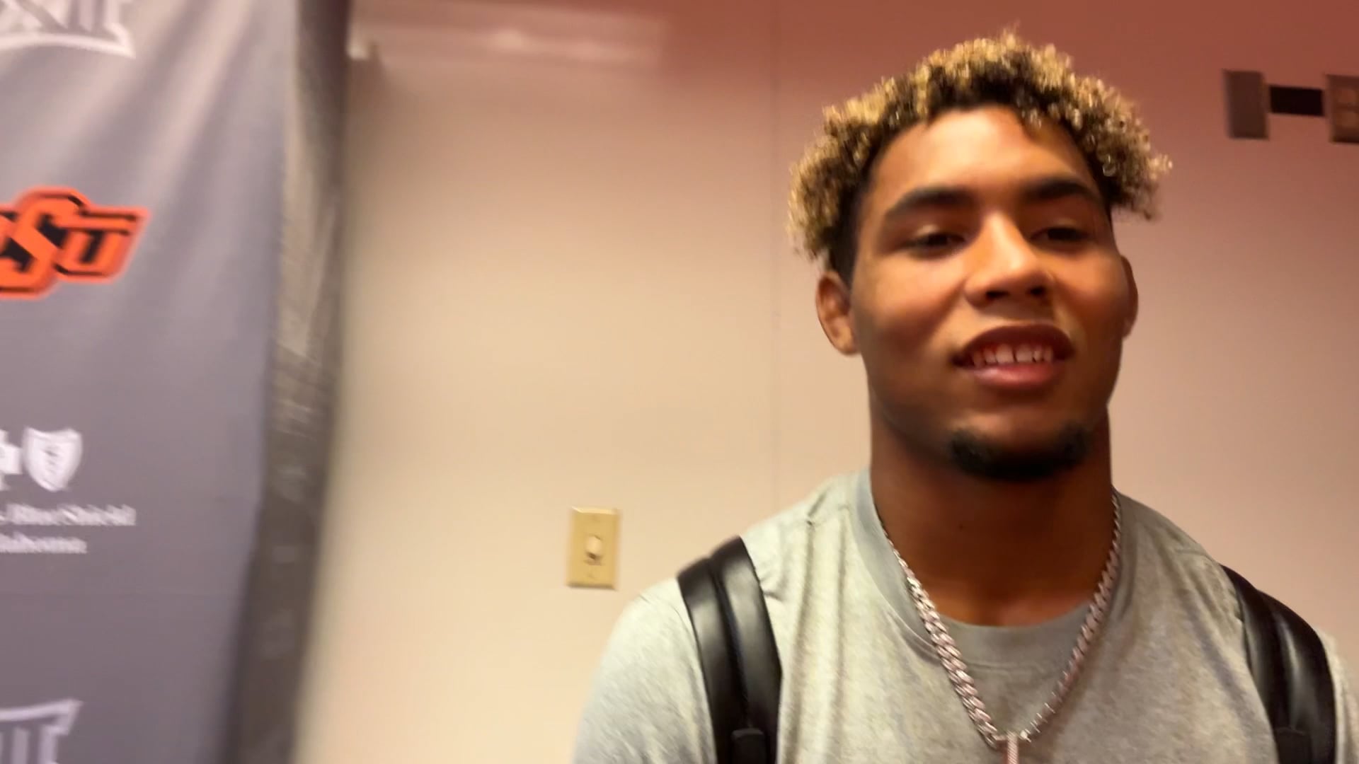 Dee Lockett (Oklahoma State Media Day)